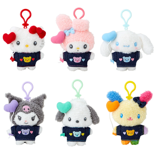 Sanrio Denim Patch Plush Mascot Clip