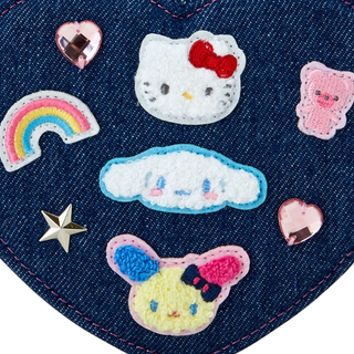 Sanrio Denim Patch Mini Zipper Pouch