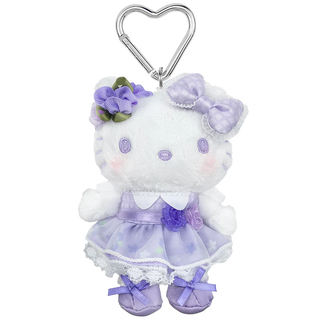 Hello Kitty 50th Anniversary Floral Plush Mascot Carabiner