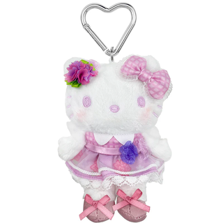 Hello Kitty 50th Anniversary Floral Plush Mascot Carabiner