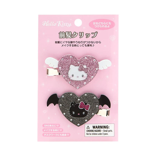 Hello Kitty Angel Devil Hair Clip Set