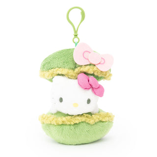 Hello Kitty Matcha Sweets Dessert Mascot Clip-On