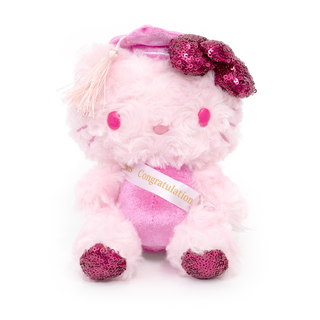 Hello Kitty Sparkling Graduation Bear Plush