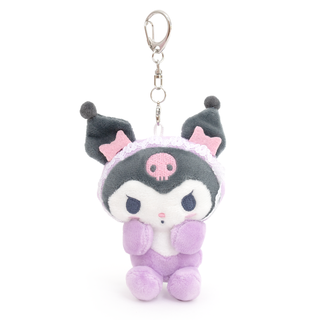 Kuromi Purple Baby Plush Mascot Keychain
