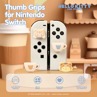 Sanrio Latte Kuma Nintendo Switch Grip Caps