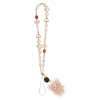 Sanrio Latte Kuma Acrylic Beaded Strap
